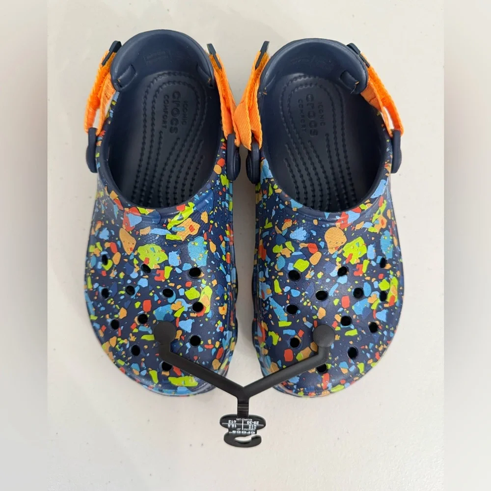 CROCS Childrens Classic All-Terrain Terrazzo Shoes C13